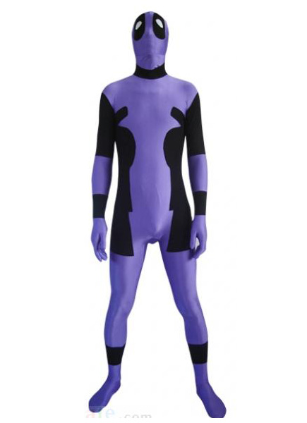 Deadpool Cosplay Costume Zentai Purple 16030103
